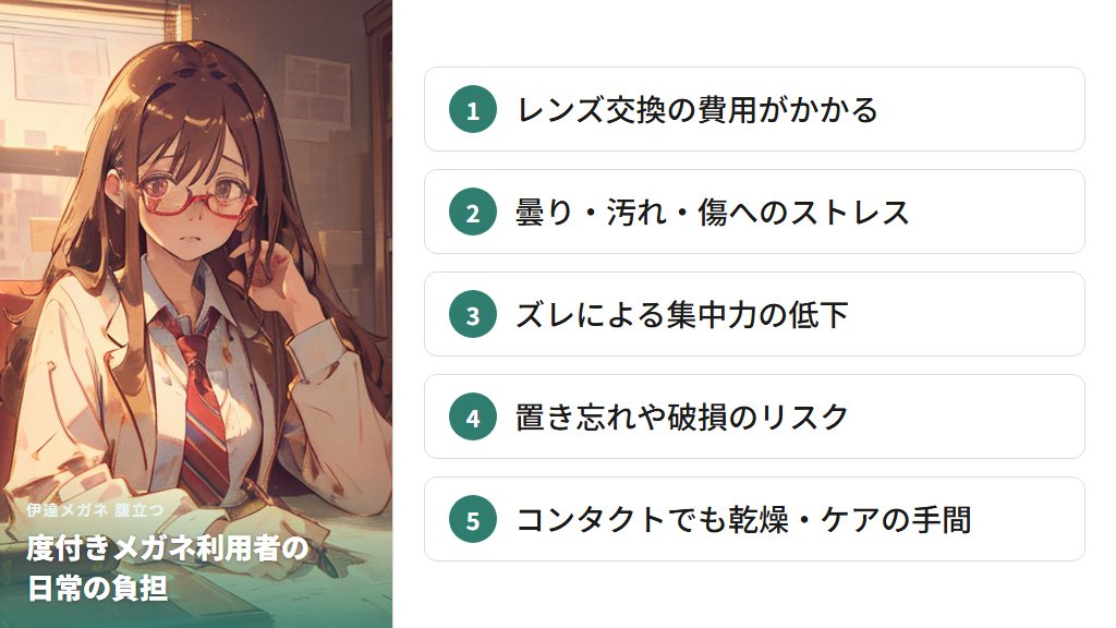 視力が悪い人が感じる「不公平感」が腹立ちの中心にある