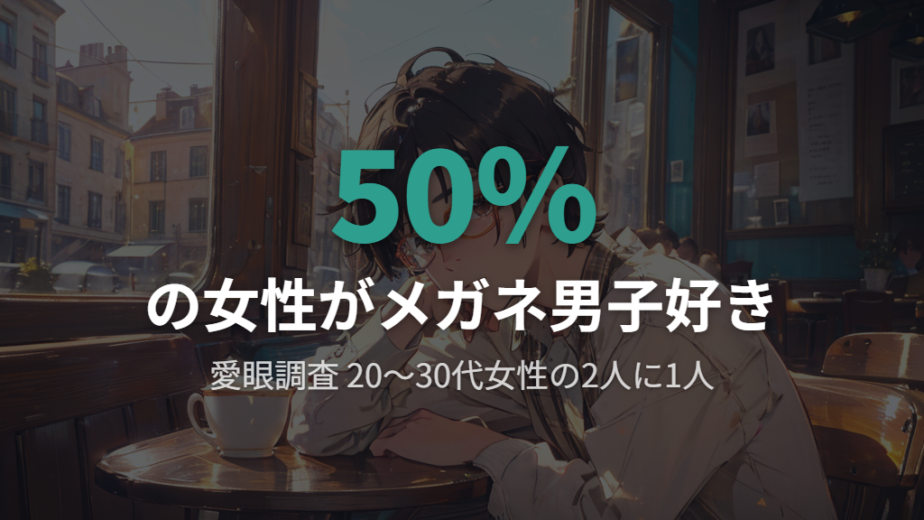 メガネ男子はモテない？女子の本音と調査結果