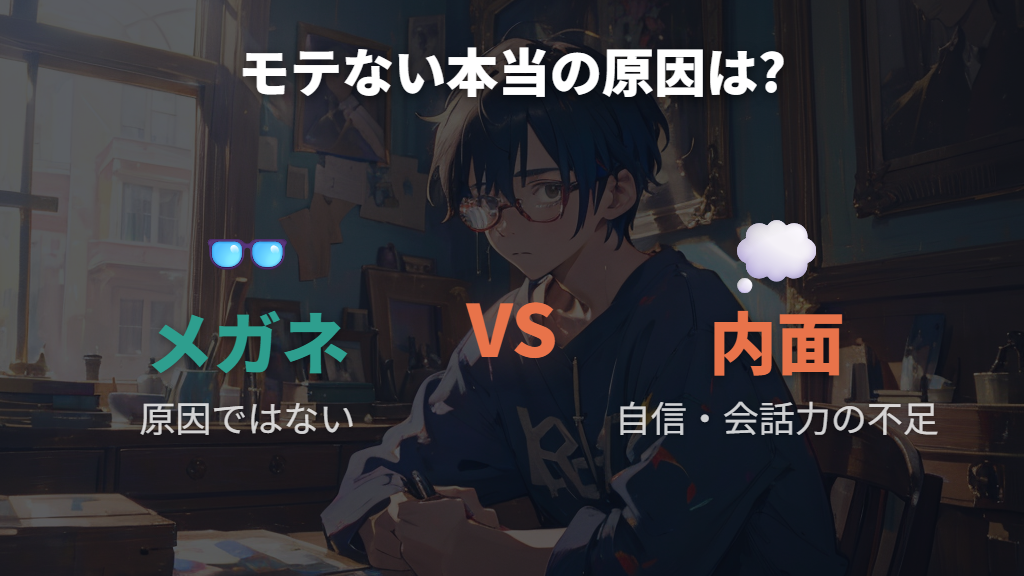草食系・自信なさげに見える態度がモテない原因