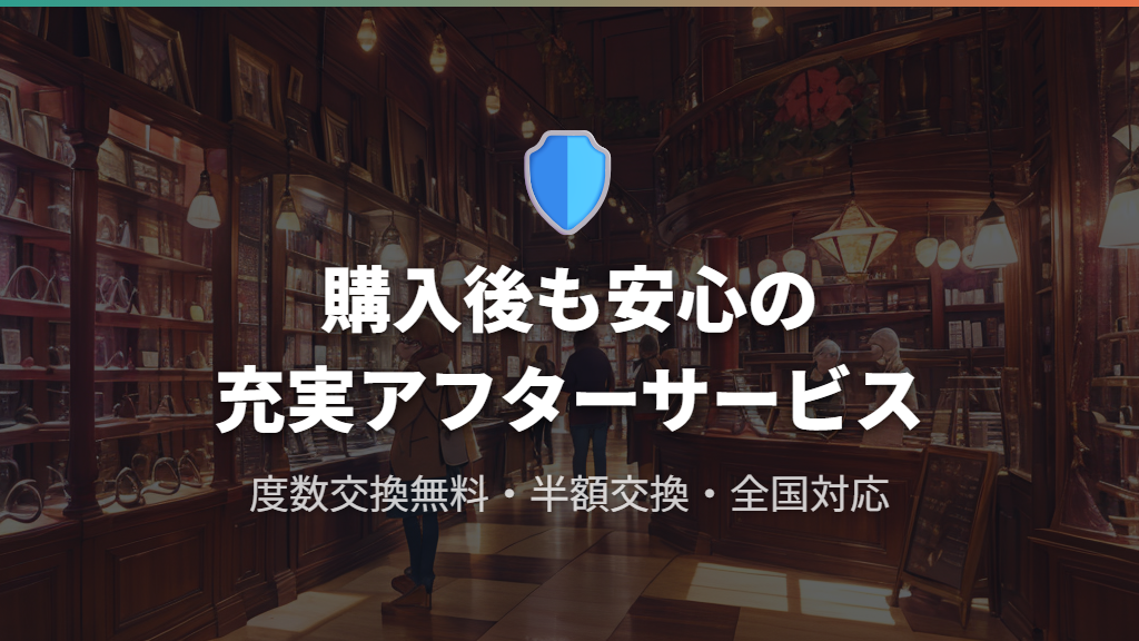 眼鏡市場の保証と購入後サービス