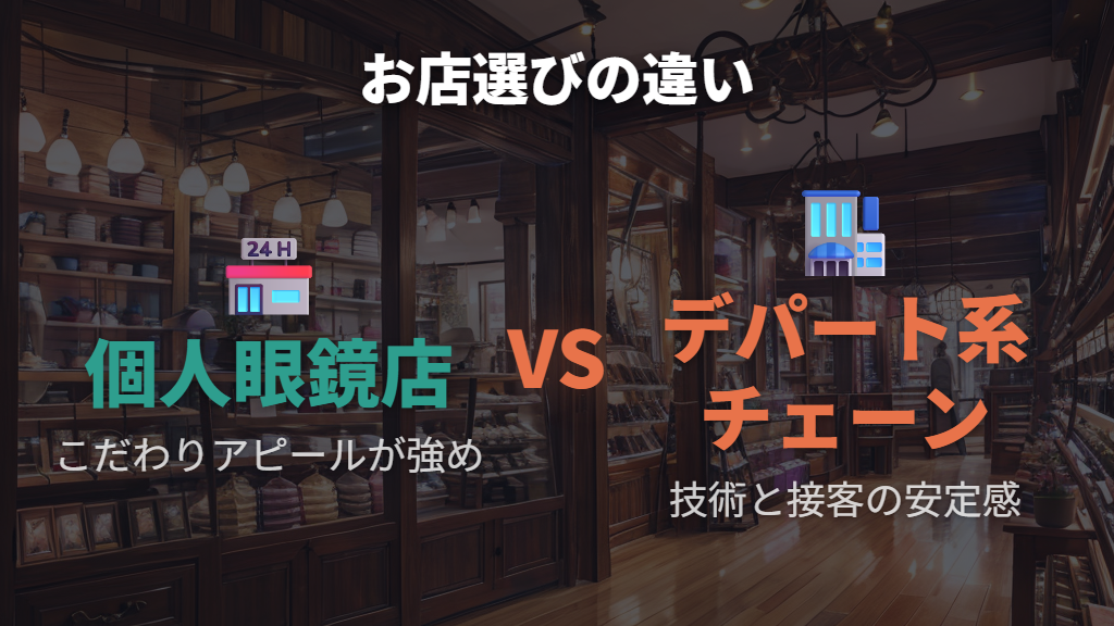 個人店・高級チェーン・デパート系でフィッティングの質はどう違うか