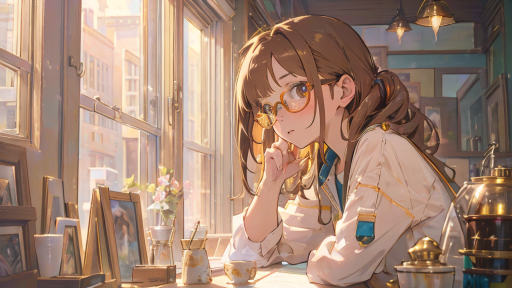 頂点間距離と鼻パッド調整で目の縮小を抑える