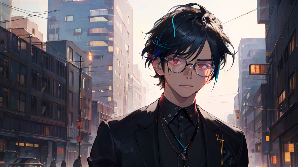 メンズ向け・センター分け×メガネのおすすめスタイル