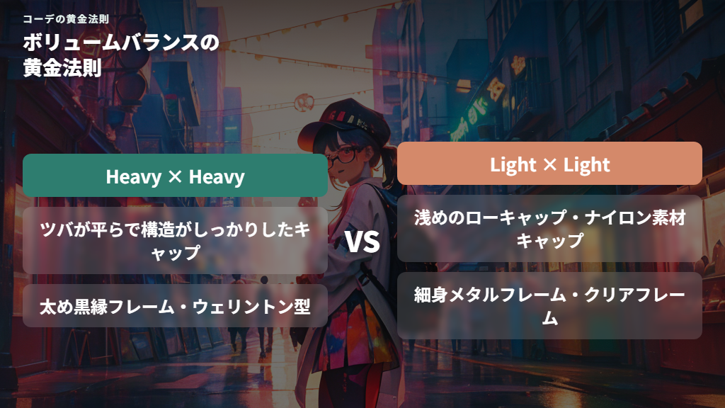 ダサく見えるボリュームバランスの失敗と黄金法則