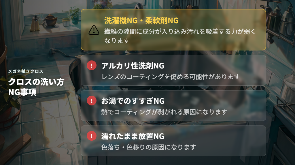 セリアのメガネ拭きクロスの正しい洗い方と長持ちさせるポイント