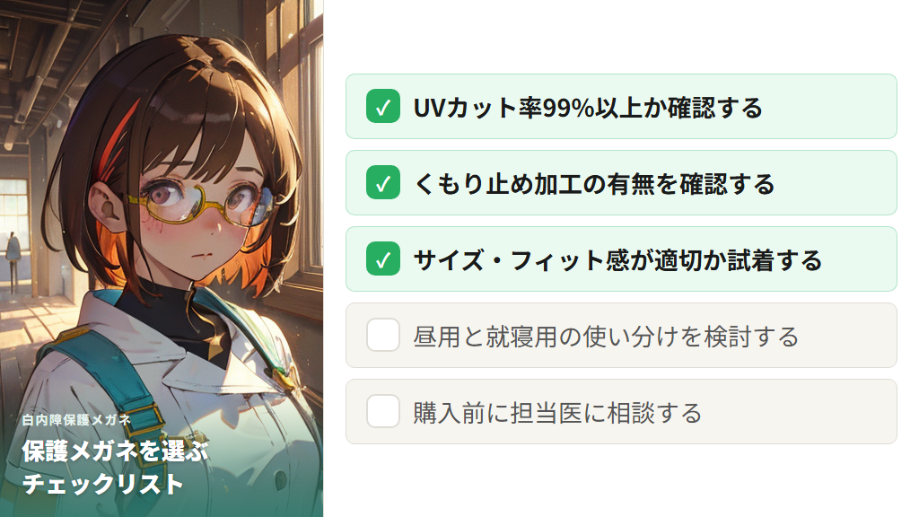 保護メガネの選び方のポイント(機能・フィット感・価格)