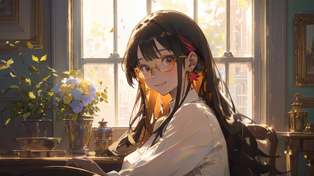 ロングヘアの横の毛の正しい扱い方とメガネのかけ方