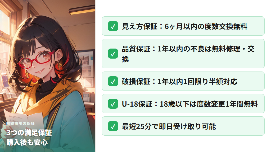 充実した3つの保証制度と購入後のサポート体制