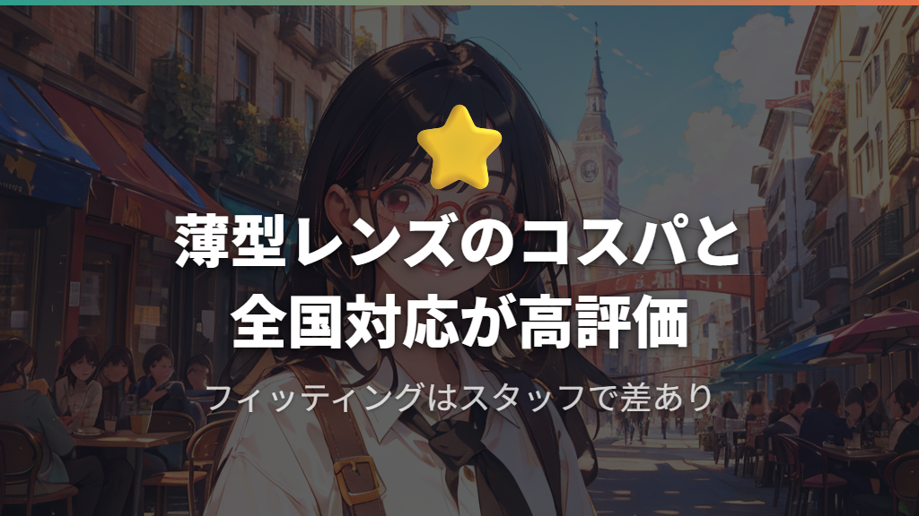 眼鏡市場の評判・口コミから見るメリットと注意点