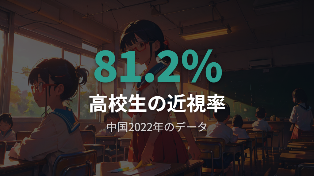 中国の子どもの近視率が世界トップクラスになった背景