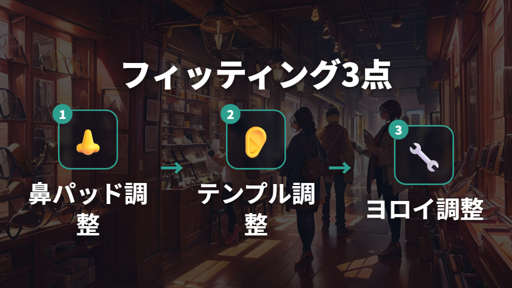 フィッティングが合っていないと余計に重く感じる理由
