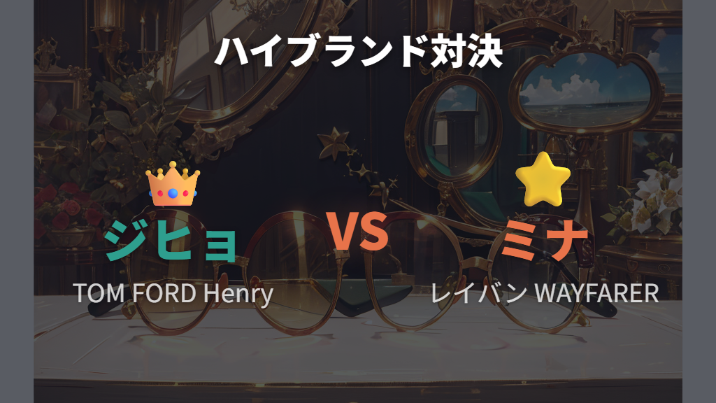 ジヒョのTOM FORDとミナのRay-Ban – ハイブランドアイウェア