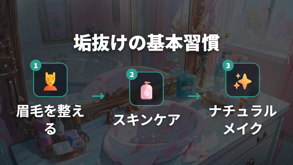 眉毛ケアとスキンケアがメガネ×垢抜けの最速ルート