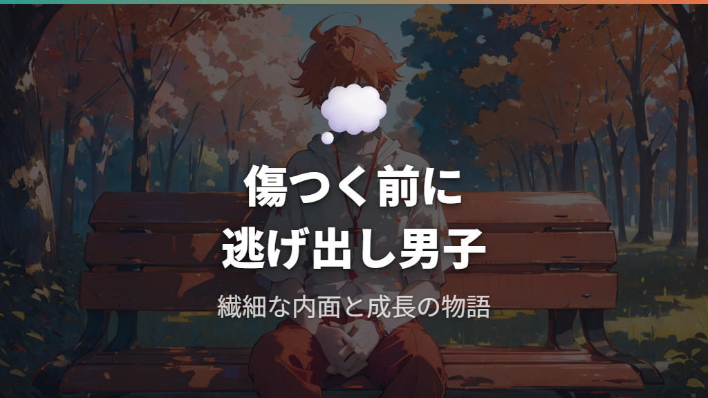 「傷つく前に逃げ出し男子」- 千早瞬平の性格と内面