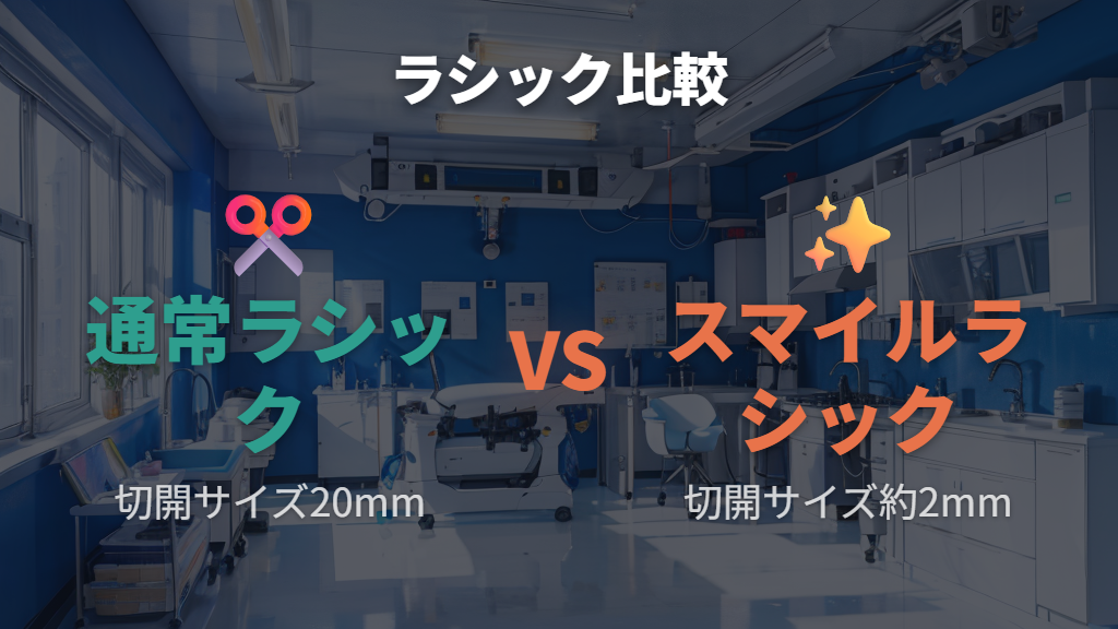 スマイルラシックとは？通常ラシックとの違いを比較