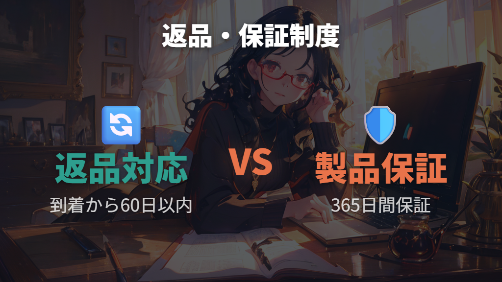 Firmooの60日返品・365日保証と日本語サポートの内容