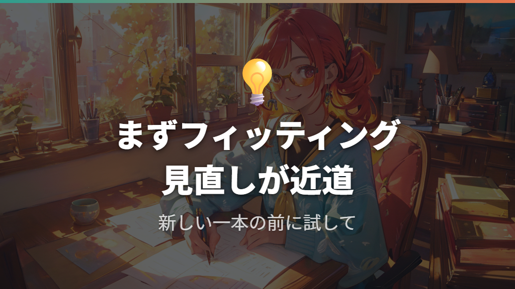 私がメガネの重さで長年悩んで気づいたこと