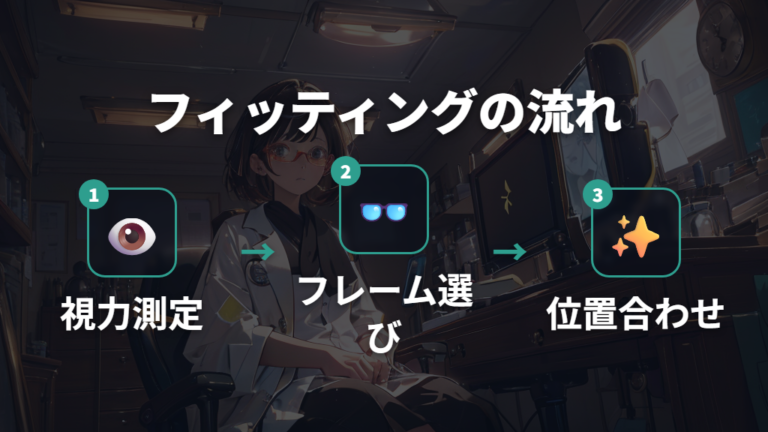 Zoffでのメガネ度数調べ方と瞳孔位置のフィッティング基準