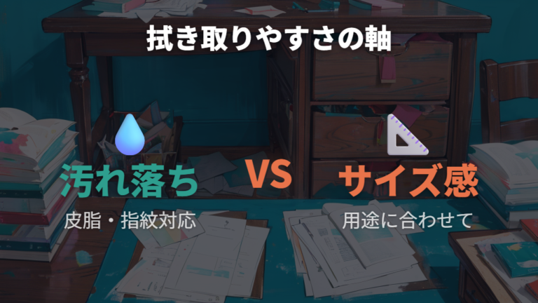 100均クロスの拭き取りやすさは汚れ落ちとサイズで見る
