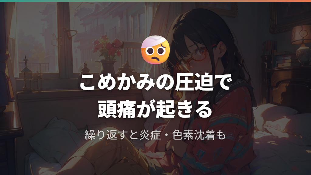 長時間の圧迫による不快感とフィット感の見直し
