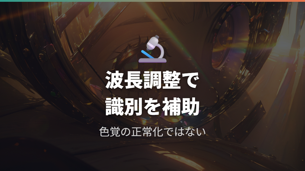 特定波長の透過率を調整する光学原理