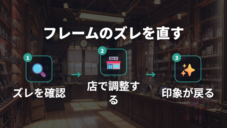 ズレを直して似合う形を保つ