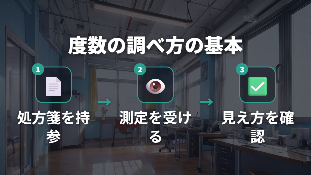 視力測定とメガネ度数の調べ方