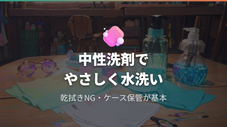 正しい洗浄方法と保管術
