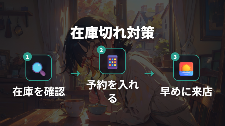 在庫切れリスクと事前予約の活用方法