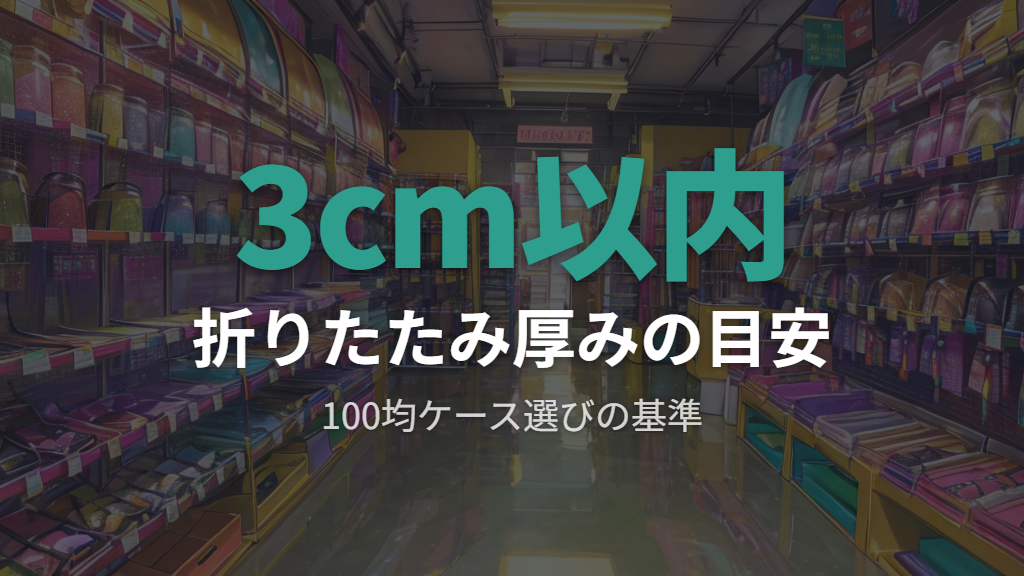 メガネケース代用に100均アイテムを選ぶサイズ基準