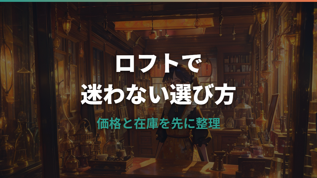 メガネケースはロフトで買える？種類・価格・在庫確認の見方を整理