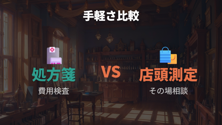 店頭測定だけとの比較でわかる手軽さと限界
