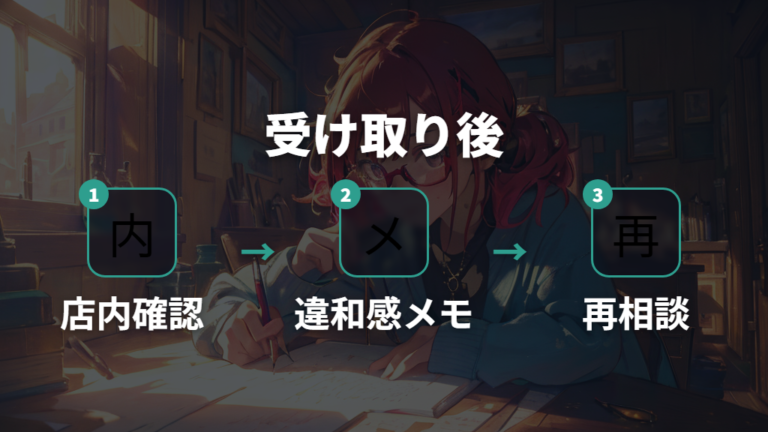 度数が合わない失敗を防ぐ方法は保証と再相談を確認する