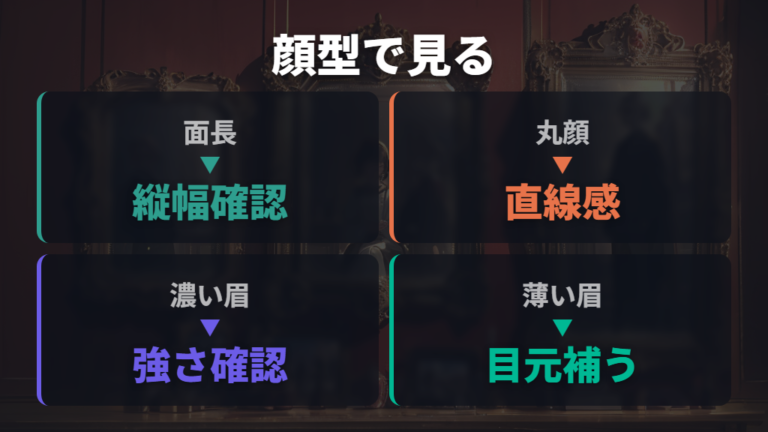 顔型に合うサーモント選びで失敗を減らす