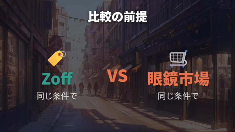 低価格チェーンとの価格差はレンズ条件で変わる