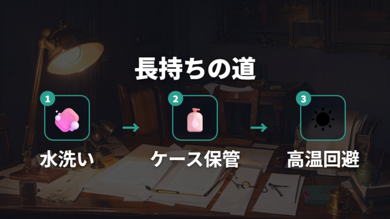 レンズとフレームを長持ちさせる扱い方を見直す