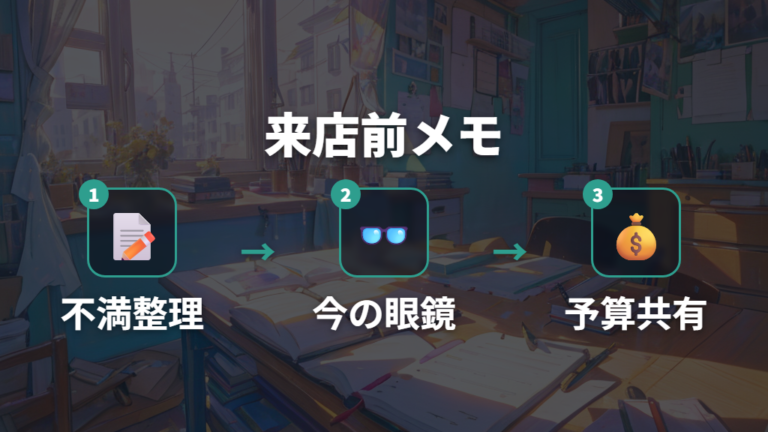 接客と視力測定の評判を活かす来店前の伝え方