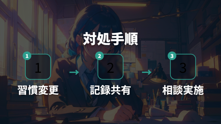 痛みが出たときの対処法を順番に試す