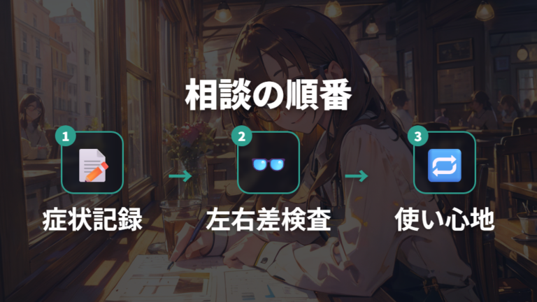 眼科で相談して自分に合う矯正方法を決める