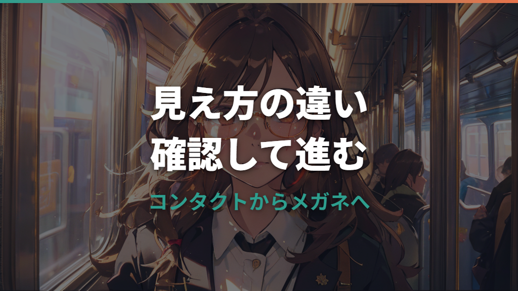 コンタクトとメガネの度数対応表はJINSで使える？換算の目安と注文前の注意点