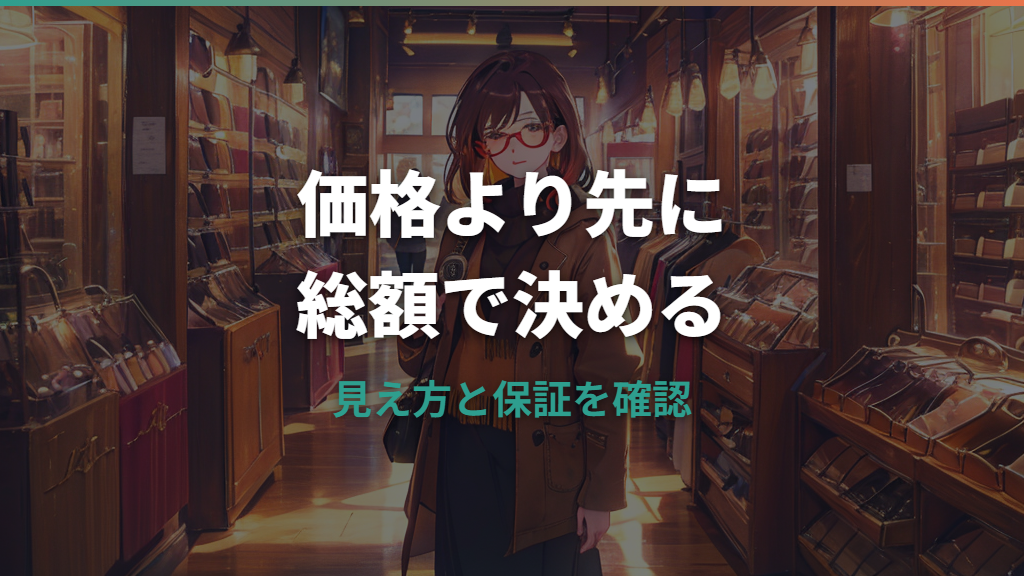 メガネを安く作る方法は？価格帯・レンズ代・保証まで総額で比較