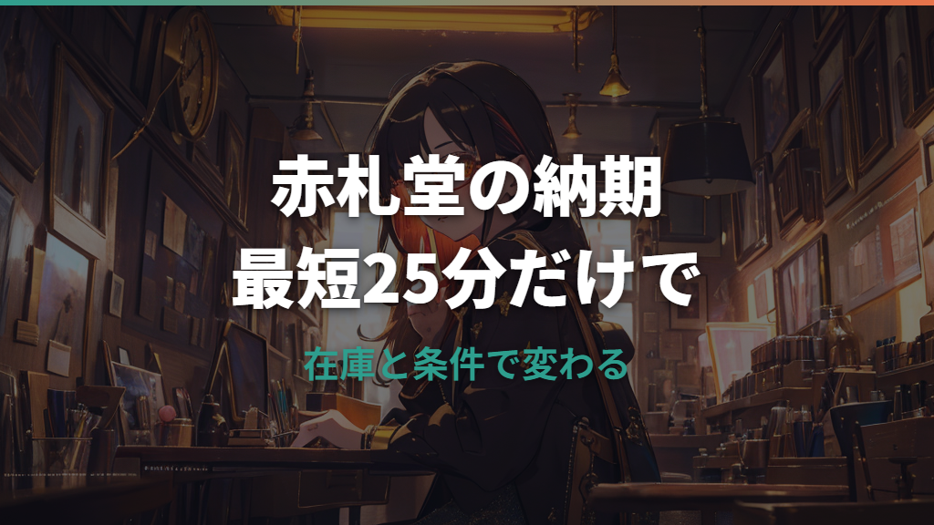 赤札堂のメガネの出来上がり時間は最短25分？即日条件と受け取り日数を解説