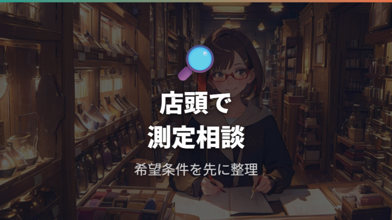 JINSを候補にする場合は店頭で条件を確認する