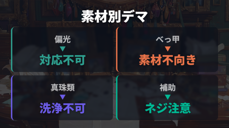 素材別の洗浄リスクは天然素材と劣化状態を避ける