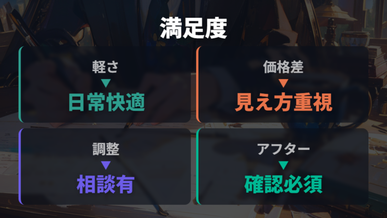 安いメガネの口コミと満足度は品質の違いも見て判断する