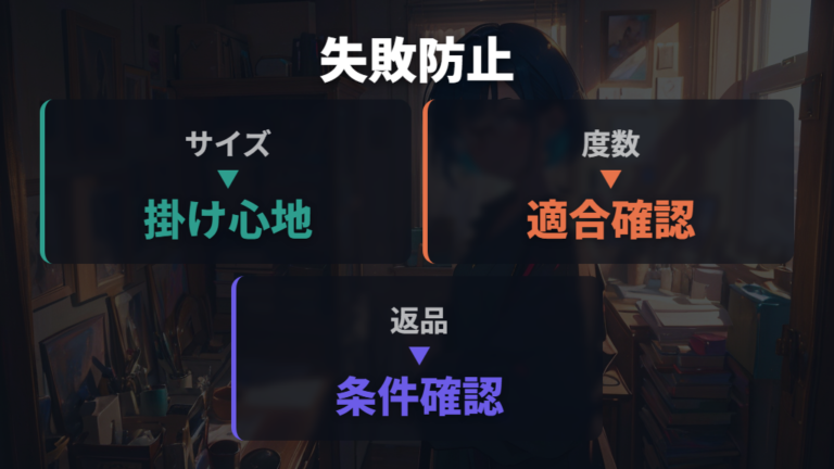 セール購入者の口コミと注意点はサイズ・度数・返品条件に集約される