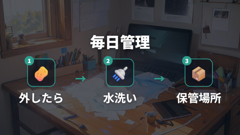 毎日使うPCメガネはお手入れと保管も選び方に入れる