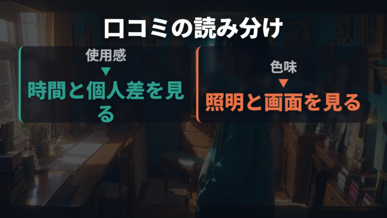 口コミで多い使用感と不満点は個人条件を切り分ける