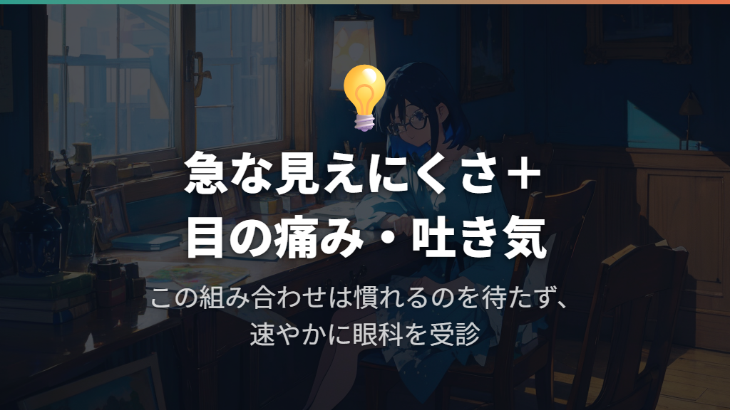 購入店と眼科は、症状と確認したい内容で選ぶ